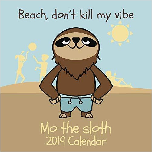 Mo the Sloth 2019 Wall Calendar - Gifteee. Find cool & unique gifts for men, women and kids