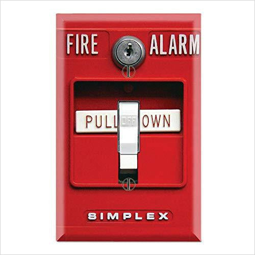 Fire Alarm Wall Switch Cover Plate - Gifteee Unique & Unusual gifts, Cool gift ideas