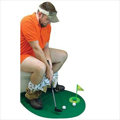 Potty Putter Toilet Time Golf Game - Gifteee Unique & Unusual gifts, Cool gift ideas