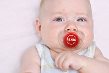 Load image into Gallery viewer, Baby Panic Button Pacifier - Gifteee. Find cool &amp; unique gifts for men, women and kids
