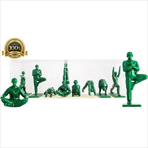 Yoga Joes - Green Army Men Toys - Gifteee. Find cool & unique gifts for men, women and kids