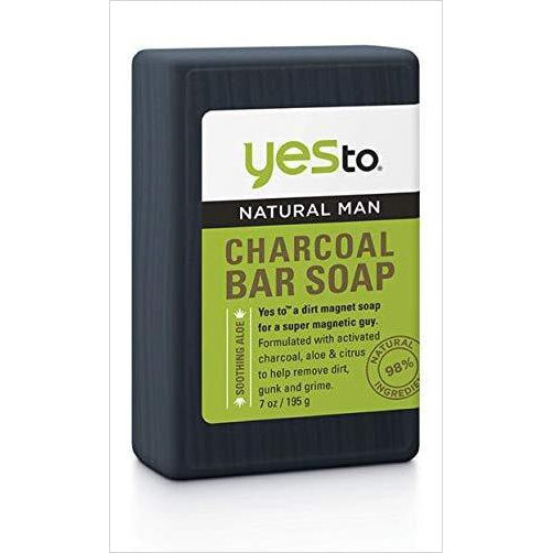 Natural Man Charcoal Bar Soap - Gifteee. Find cool & unique gifts for men, women and kids