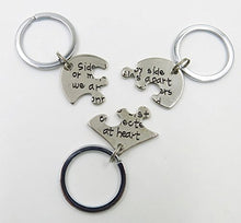 Load image into Gallery viewer, 3 Piece of Sisters Keychain - Gifteee. Find cool &amp; unique gifts for men, women and kids
