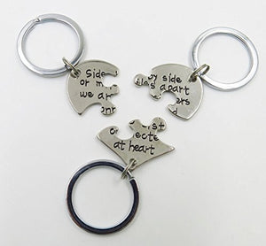 3 Piece of Sisters Keychain - Gifteee. Find cool & unique gifts for men, women and kids