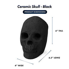 Load image into Gallery viewer, Ceramic Fireplace Skull - Gifteee. Find cool &amp; unique gifts for men, women and kids
