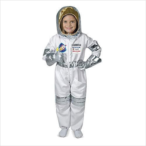 Astronaut Role Costume Set (5 pcs) - Jumpsuit, Helmet, Gloves, Name Tag - Gifteee. Find cool & unique gifts for men, women and kids