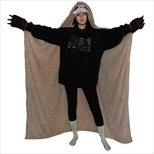 Slothy Sloth Wearable Hooded Blanket - Gifteee Unique & Unusual gifts, Cool gift ideas