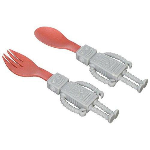 Bots Kids' Utensil Set - Gifteee Unique & Unusual gifts, Cool gift ideas