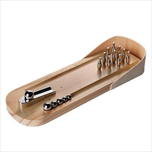 Mini Wooden Bowling Game - Gifteee Unique & Unusual gifts, Cool gift ideas