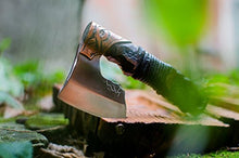 Load image into Gallery viewer, Straight razor warrior axe in Viking Celtic Nordic style - Gifteee. Find cool &amp; unique gifts for men, women and kids
