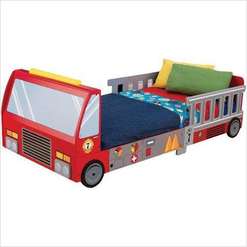 Fire Truck Toddler Bed - Gifteee Unique & Unusual gifts, Cool gift ideas