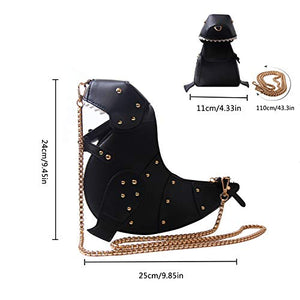 Dinosaur Shape PU Leather Rivet Purses - Gifteee. Find cool & unique gifts for men, women and kids