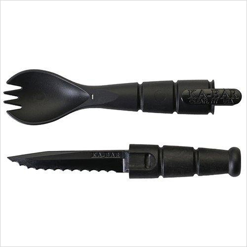 Tactical Spork (Spoon Fork Knife) Tool - Gifteee Unique & Unusual gifts, Cool gift ideas