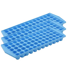 Mini Ice Cube Trays - 60 Mini Cubes Per Tray, 180 Cubes Total