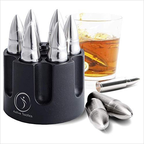Bullet-Shaped Whiskey Chillers - Gifteee. Find cool & unique gifts for men, women and kids