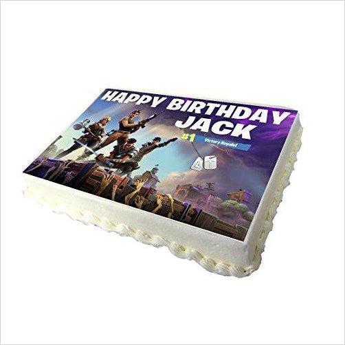 Fortnite A4 Birthday Cake Topper - Gifteee. Find cool & unique gifts for men, women and kids