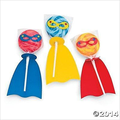 Superhero Swirl Lollipop Set - Gifteee Unique & Unusual gifts, Cool gift ideas