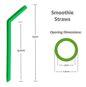 Reusable Silicone Smoothie Straws (BPA Free) - Gifteee. Find cool & unique gifts for men, women and kids