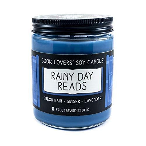 Rainy Day Reads - Book Lovers' Soy Candle - Gifteee Unique & Unusual gifts, Cool gift ideas