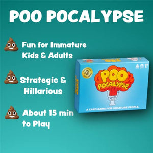 Poo Pocalypse - The Hilarious Card Game for Immature People