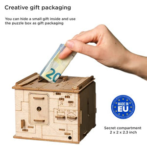 Space Box - Puzzle Box with Hidden Compartments