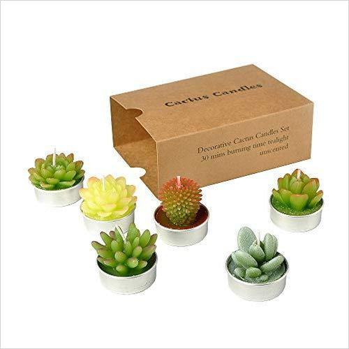 Handmade Cactus Candles - Gifteee. Find cool & unique gifts for men, women and kids
