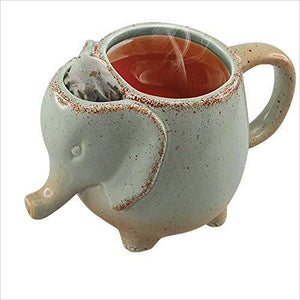 Elephant Tea Mug Green - Gifteee. Find cool & unique gifts for men, women and kids