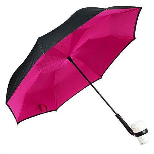 Umbrella with Cup Holder - Gifteee Unique & Unusual gifts, Cool gift ideas