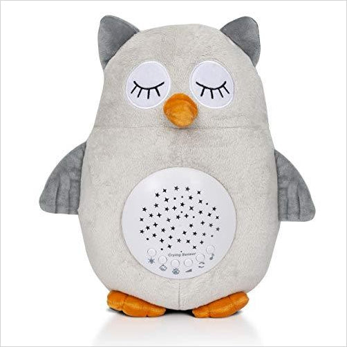 Cry Detector Plush, Lullabies, White Noise Machine & Light Projector - Gifteee Unique & Unusual gifts, Cool gift ideas