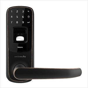 Fingerprint and Touchscreen Keyless Smart Door Lock - Gifteee. Find cool & unique gifts for men, women and kids