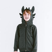 Load image into Gallery viewer, Toothless Dragon - 2-in-1 Hoodie transform to Soft Plushie - How to Train Your Dragon - Glow in The Dark - Gifteee. Find cool &amp; unique gifts for men, women and kids
