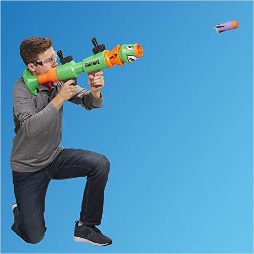 NERF Fortnite Rl Foam Blaster - Includes 2 Official Fortnite Rockets - Gifteee - Unique Gifts | Cool Gift Ideas for Kids, Men and Women