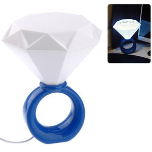 Diamond Ring Shaped USB Powered LED Lamp - Gifteee. Find cool & unique gifts for men, women and kids