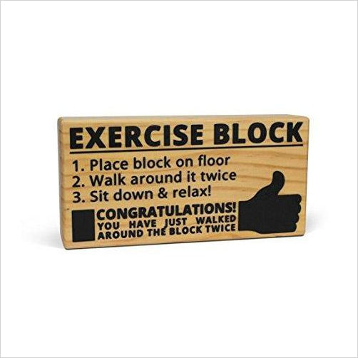 Exercise Block - Gifteee Unique & Unusual gifts, Cool gift ideas