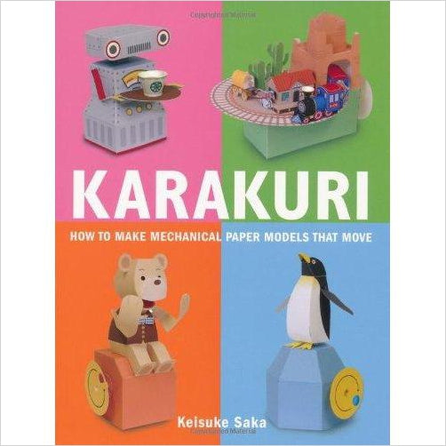 Karakuri: How to Make Mechanical Paper Models That Move - Gifteee Unique & Unusual gifts, Cool gift ideas