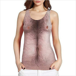 Hairy Chest Tank Top - Gifteee. Find cool & unique gifts for men, women and kids