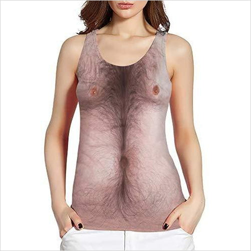 Hairy Chest Tank Top - Gifteee Unique & Unusual gifts, Cool gift ideas