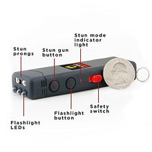 Load image into Gallery viewer, Keychain Stun Gun with LED Flashlight - Gifteee. Find cool &amp; unique gifts for men, women and kids
