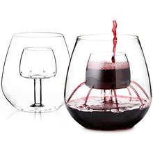 Load image into Gallery viewer, Stemless Aerating Wine Glass
