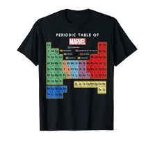 Load image into Gallery viewer, Marvel Ultimate Periodic Table Of Elements T-Shirt

