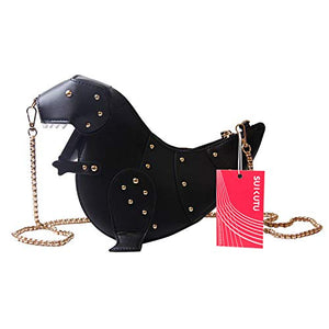 Dinosaur Shape PU Leather Rivet Purses - Gifteee. Find cool & unique gifts for men, women and kids
