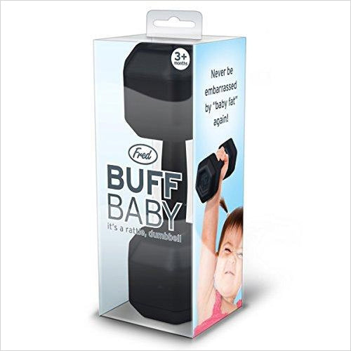 Dumbbell Baby Rattle - Gifteee Unique & Unusual gifts, Cool gift ideas