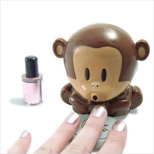 Nail Polish Blowing Monkey Dryer - Gifteee Unique & Unusual gifts, Cool gift ideas