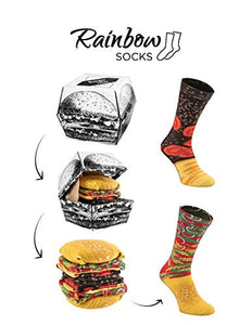 Burger Socks Box - 2 Pairs