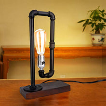 Load image into Gallery viewer, Metal Water Pipe Table Lamp
