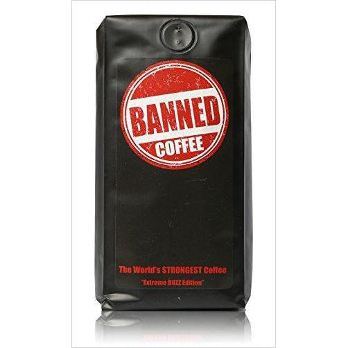 Banned Coffee Ground World's Strongest Coffee - Gifteee Unique & Unusual gifts, Cool gift ideas