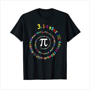Pi Spiral Shirt for Pi Day - Gifteee. Find cool & unique gifts for men, women and kids