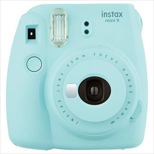 Fujifilm Instax Mini 9 - Ice Blue Instant Camera - Gifteee Unique & Unusual gifts, Cool gift ideas