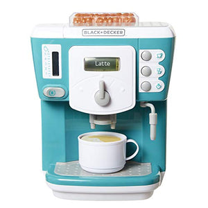 Junior Coffee Maker for Kids with Realistic Action, Light and Sound