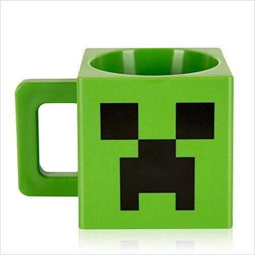 Minecraft Creeper Face Plastic Mug - Gifteee Unique & Unusual gifts, Cool gift ideas